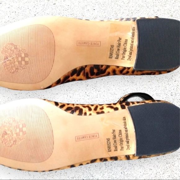 Vince Camuto Leopard Print Heels - Picture 5 of 7